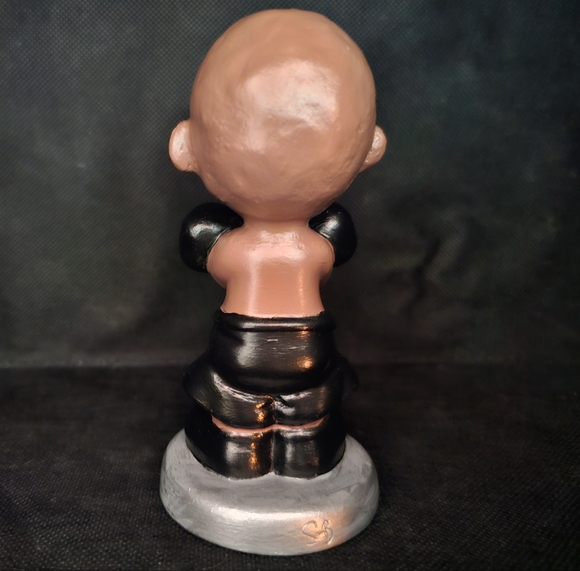 Mike Tyson Inspired Altered Precious Moments - OOAK - Picture 3 of 5